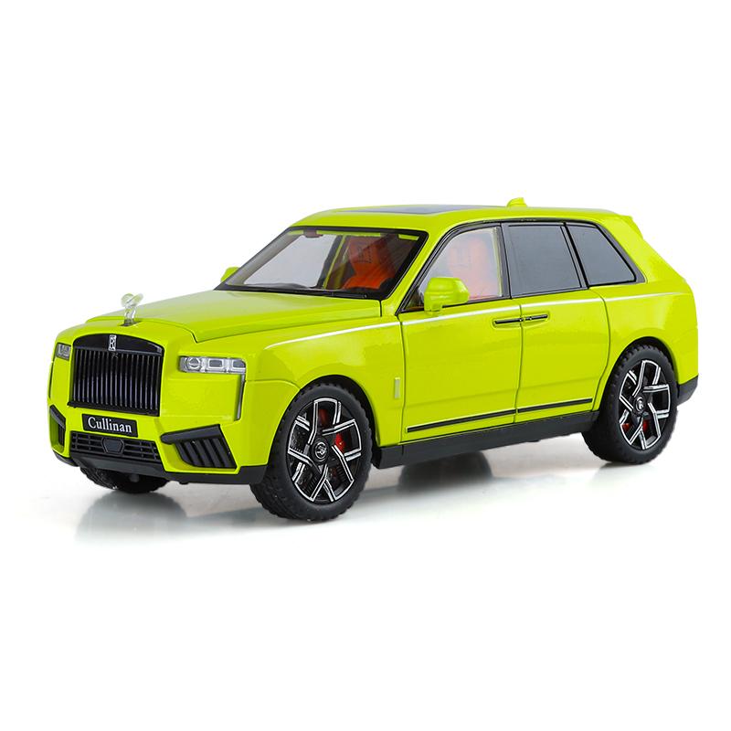 

Масштаб 1/24 Rolls Cullinan SUV Сплав Литой Модель Декоративные Модные Украшения для Подарка Другу Коллекционные Игрушки для Детей жёлтый