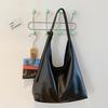 Women's Fashion PU Leather Large Capacity Tote Bag - Versatile Simple Shoulder Bag for Commuting & Banquets