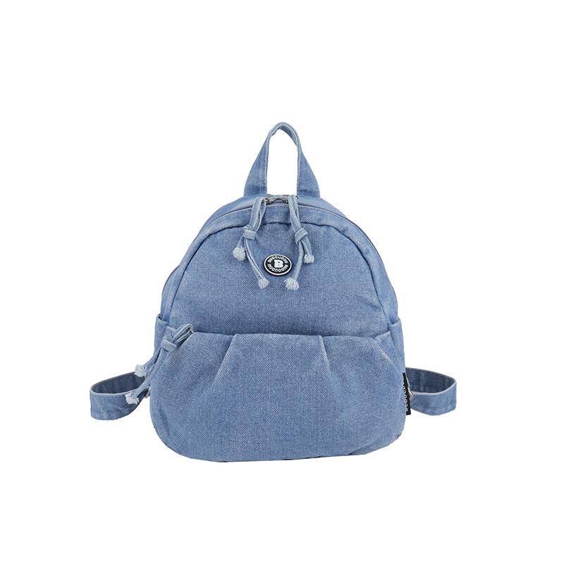 Denim Water-Repellent Backpack Women Travel Backpack
