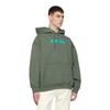 Levis Letter Logo Print Drawstring Hoodie Men Hoodies Green 38479-0065