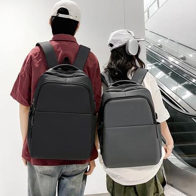 Zaino da uomo, grande capacità, per viaggi d'affari, pendolari, borsa per computer, zaino da uomo, impermeabile, per studenti universitari, borsa da scuola