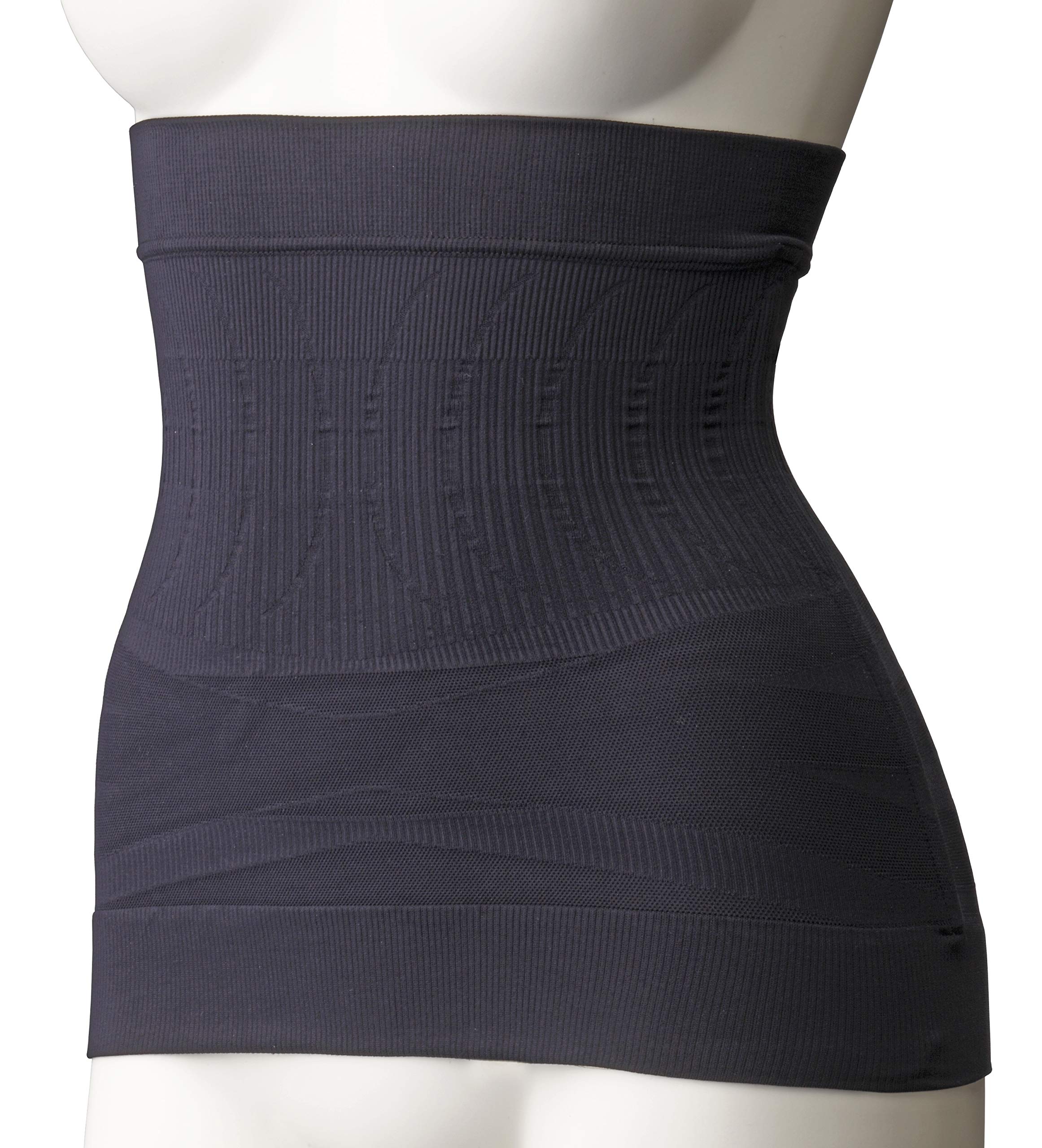 

Bandage Shaper for Waistline Waist Cincher with Reinforced Belt and Stretch Belly Warmer Type [Liosa] [Shaping Underwear] (M-L (Waist 64-77cm)) чёрный