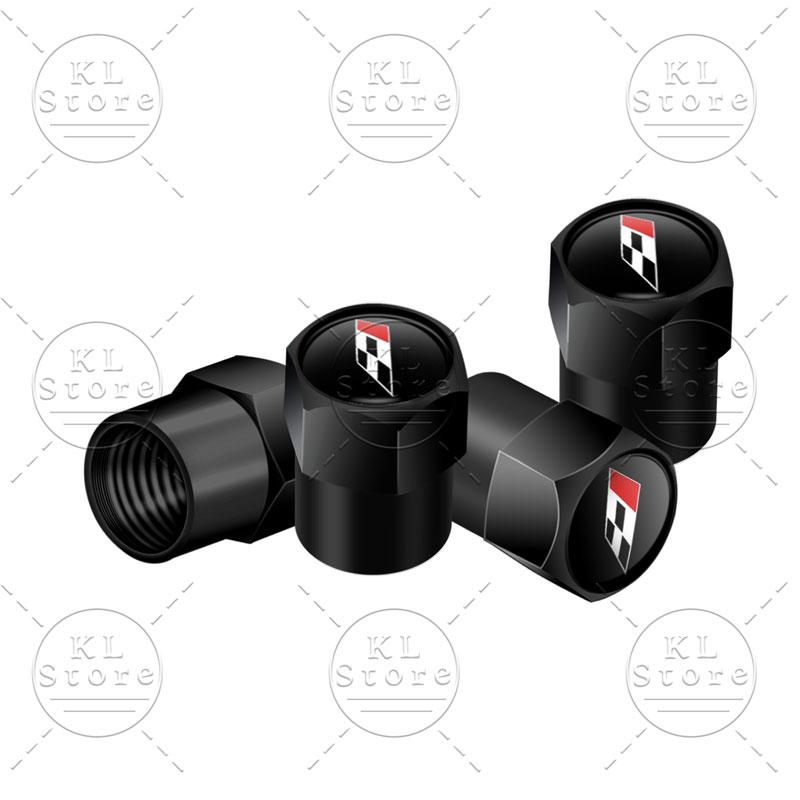 lcbn4 4Pcs Car Styling Racing Flag Badge Metal Wheel Tire Valve Caps Stem Case Dust Covers For Seat Ibiza Cupra Arosa Ateca Cordoba