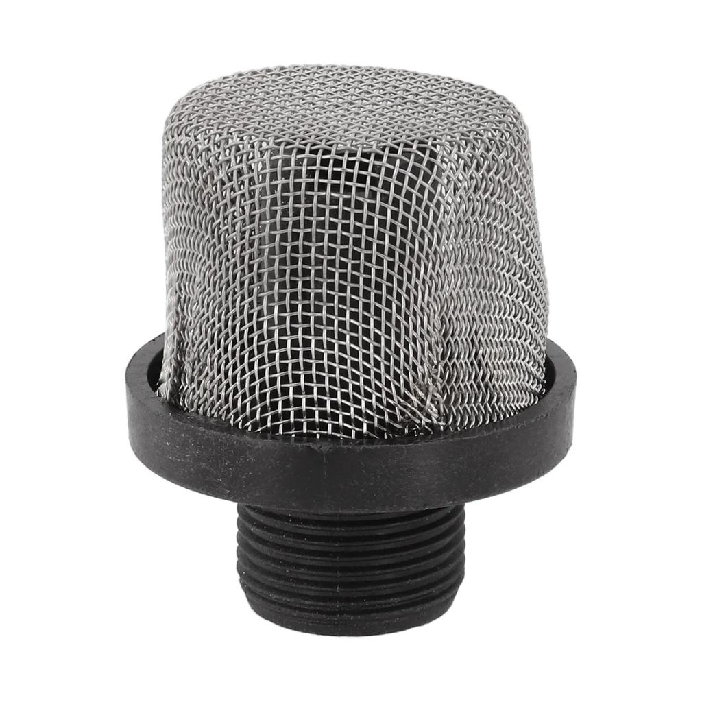 288716 Inlet Strainer Airless Paint Sprayer Strainer Reduces Clogging Removes Debris 3/4 Inch Inlet Screen Black And Silver