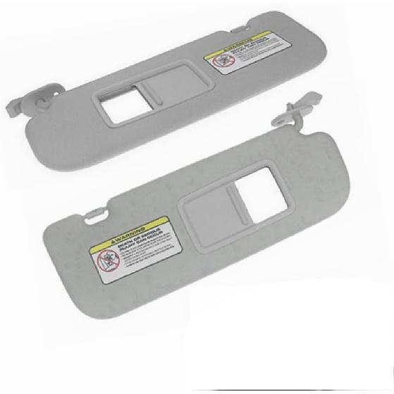 Right Passenger Side Sun Visor with Mirror Gray for Hyundai Veloster 2012-2015 Replacement for 85220-2V140-TX (Right)