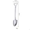4 Pieces Scoops Shaped Spoons Coffee Tea Spoon Reusable Sturdy Kitchen Utensils Serving