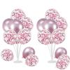 2 Set Kit Supporto per Palloncini, con 20 palloncini, Porta Bastoncini per Palloncini con Base per Tavolo Decorazioni per Festa di Laurea Compleanno Rivelazione di Genere