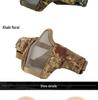 Steel Mesh Tactical Half Face Mask - Multifunctional Military Protective Gear