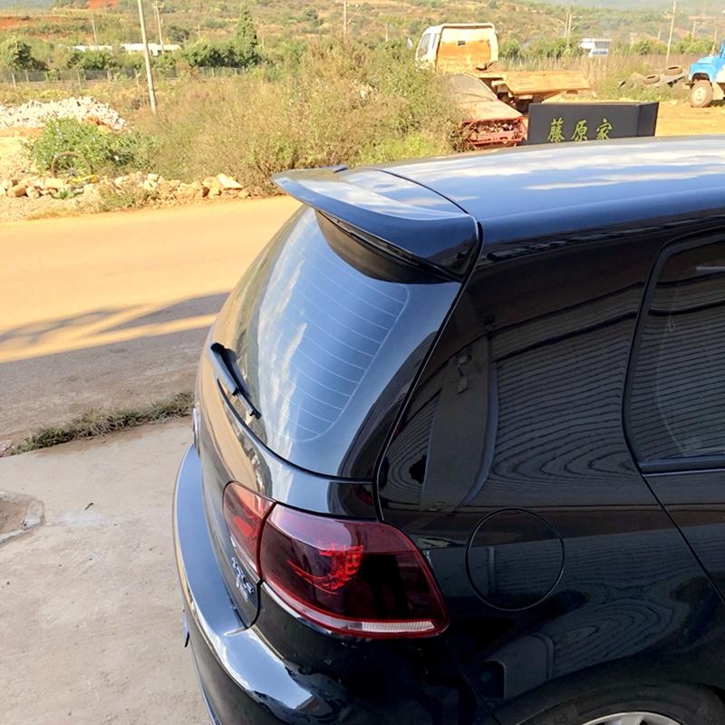 Für Volkswagen VW Golf 6 2010 2011 2012 2013 Heißer ABS-Kunststoff Kofferraum Dachflügel Unlackiert Grundiert Heckspoiler Autozubehör