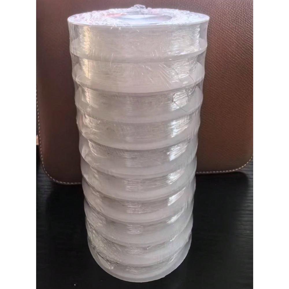 Glass Rope Handmade DIY Buddha Beads Jade String Jewelry Transparent Crystal Elastic Elastic Rope Glass Line for Wearing Crystal Beads Agate