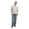 Jack And Jones Mens Stripe Revere Collar Shirt