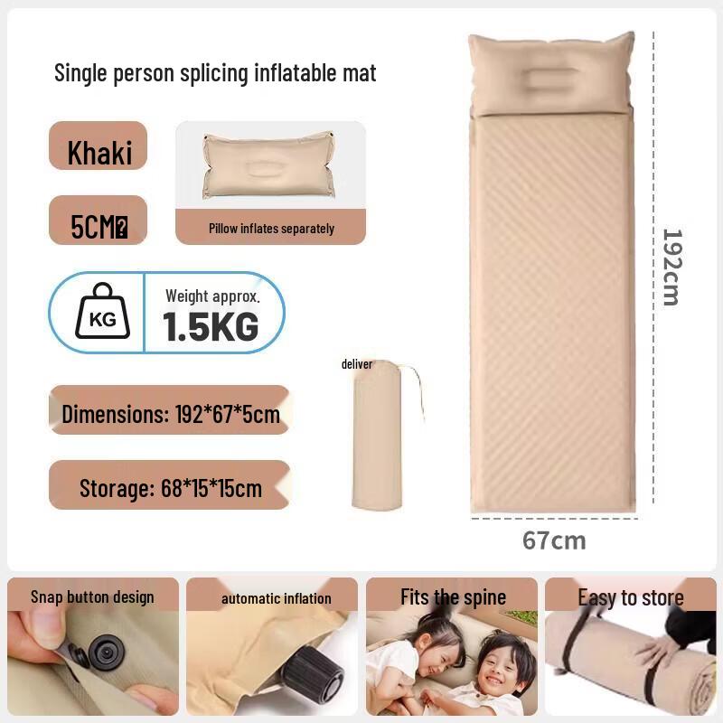 HANDUNYOU Automatic Inflatable Camping Mattress