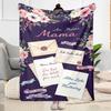 Mother's Love And Inspiration Blanket Suitable for sofas,travel, living rooms also a good gift for friends and family Suitable for all seasons.