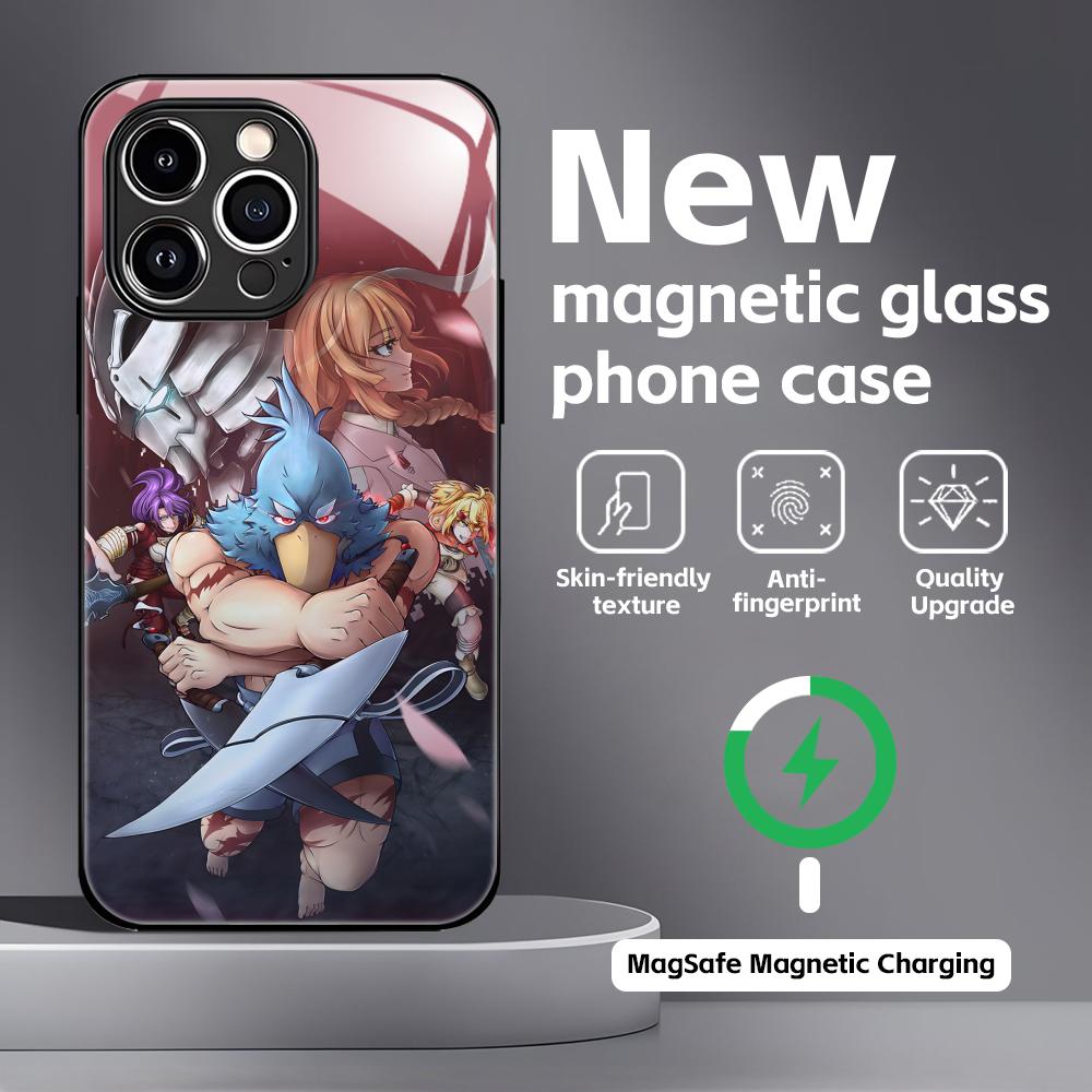 Shangri-La Frontier Phone Case For iPhone17 16 15 14 13 12 11 X XR XS 8 Plus Mini Pro Max Glass Magnetic Case