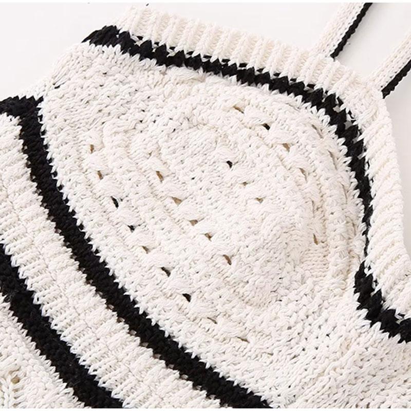 Пляжное платье с крючком и цветочным узором для женщин — фото 9