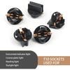 10 PCS Car trument Indicator Lamp Socket, T10 Twist Lock Socket, Twist Lock Wedge License Plate Light Micro Vehicle Reading Light Adapter Lamp