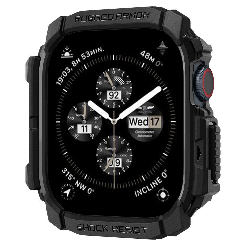 Spigen Rugged Armor Case for Apple Watch 10, Black