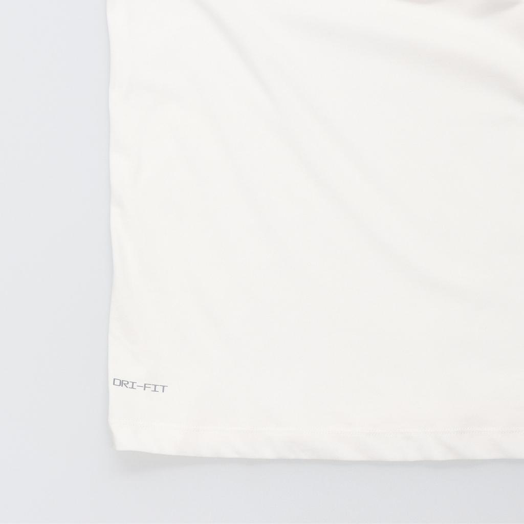 Nike Dri-Fit Printed Quick-Dry Soft Comfortable Basketball T-Shirt Men Tops White Travel-Yellow Comet-Red FZ4578100