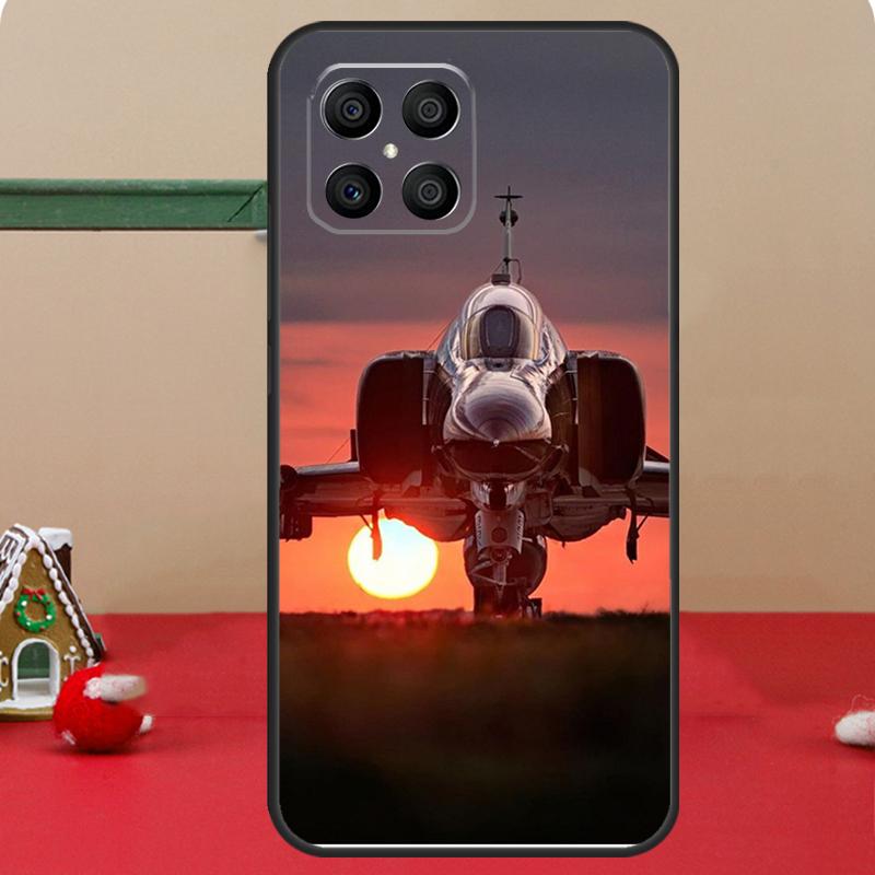 

Military Aircraft Warship Fighter Case For Honor Magic 8 5 6 7 Lite Honor 400 Pro 200 70 90 X8c X8b X9a X9b X9c X9d Win Cover Honor Win RT