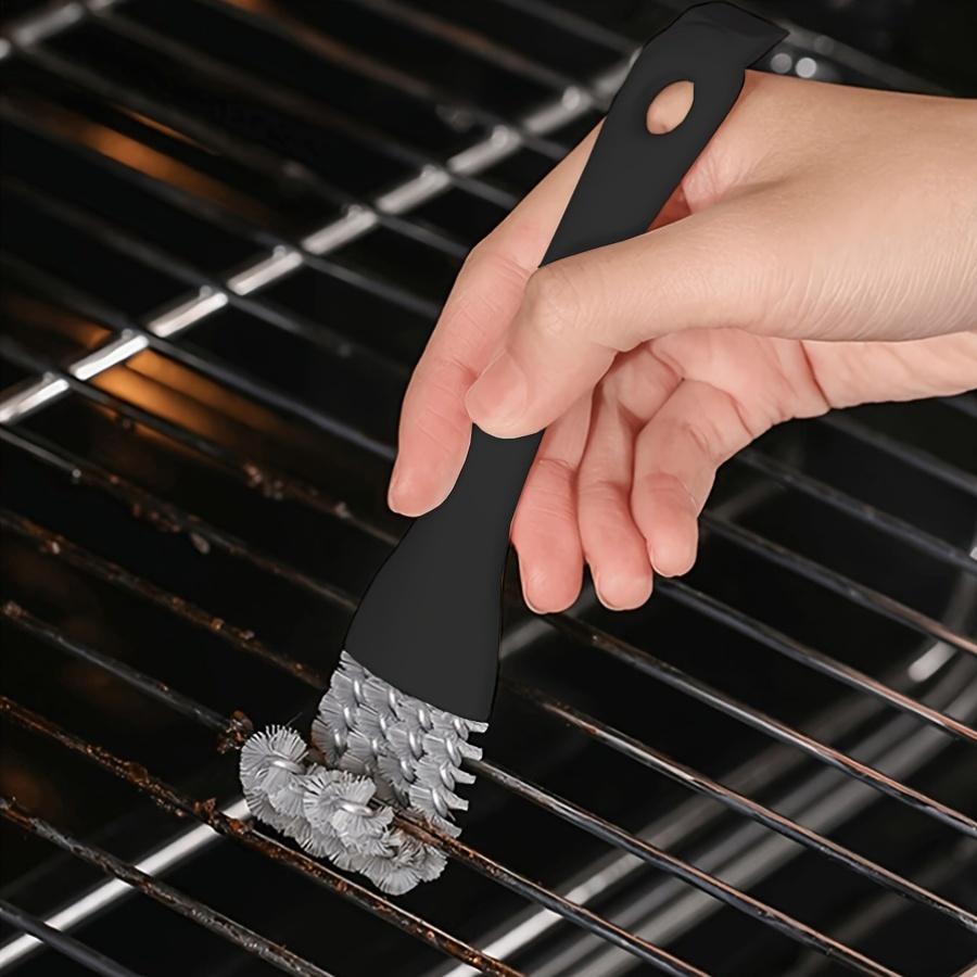 1pc Multi-functional Stove Cleaning Brush for Kitchen and Outdoor BBQ Grill, Non-Electric Gap Scrubber