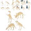Realistic Archaeological Dinosaur Skeleton Model Diy Assembly Kit For Kids Toys