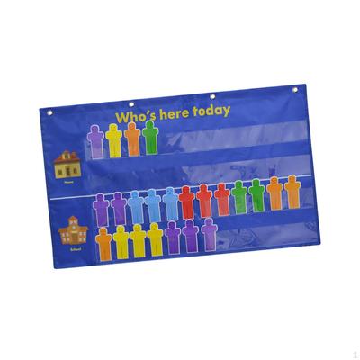Attendance Pocket Chart Classroom Management Who IS Here Today Sign In for Daycare