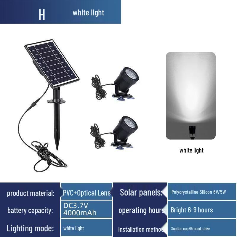 Nufeng Solar Outdoor Waterproof Landscape Spotlights