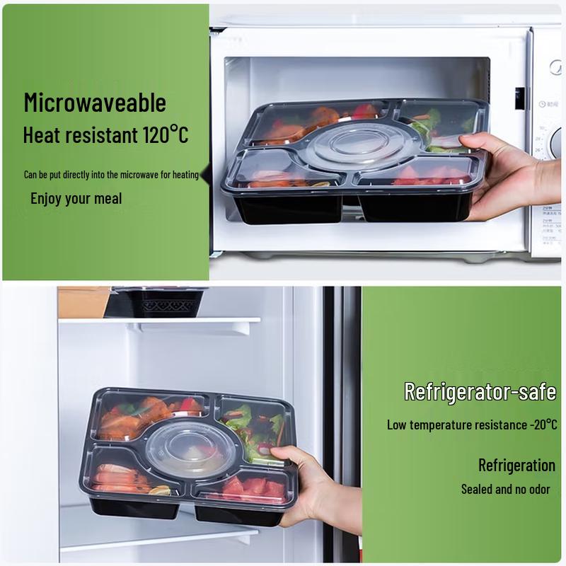 Xinyunfa 5-Compartment Disposable Food Container