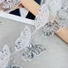 Mesh Bead Embroidery Bead Sequin Butterfly Lace Lace Children'S Clothing Lolita Hair Accessories Cloth Sticker Clothing Decoration