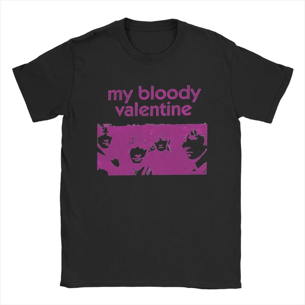 My Bloody Valentine T-Shirts for Men Crazy Cotton Tees Round Neck Short Sleeve T Shirts New Arrival Clothes