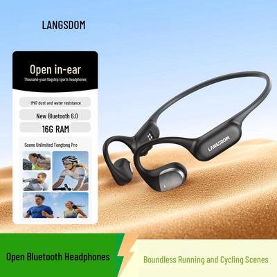 Lanston AirWave Pro Open-Ear Bone Conduction Sports Bluetooth Headset