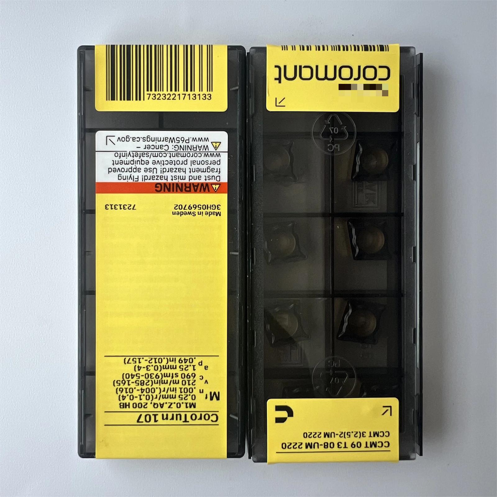 

Original Sandvik / CCMT09T308-UM2220 / Carbide blade 10 Pcs