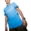 Puma Badge Print Letter Round Neck Quick-Dry Short Sleeve Soccer Jersey Manchester City Home Fan Edition Men Tops Light-Blue 775075-01