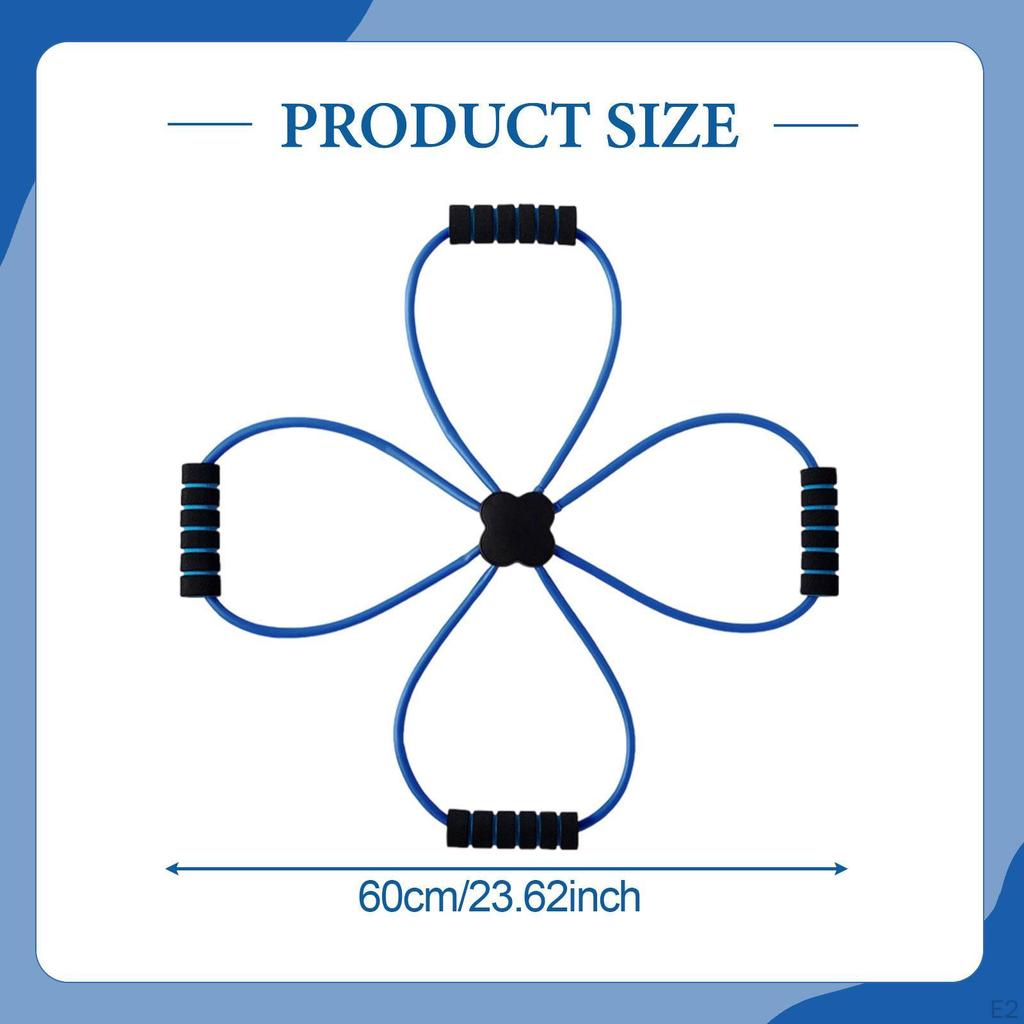 Resistant Band Exercise Arm Back Elastic Rope Multifunctional Gift for Sports Lover