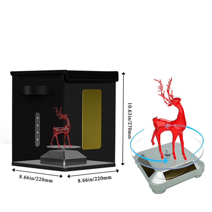 3D Printing Objects UV Resin Foldable Curing Enclosure for SLA/DLP/LCD 3D Resin