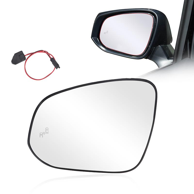 Heated Side Wing Rearview Mirror Glass with/without Blind Spot BSD for Toyota RAV4 2013- 4Runner 2013-2017 Tacoma 2016-