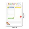 Compact Teacher Appreciation  Floral Design Checklist Planner Paper For School Supplies