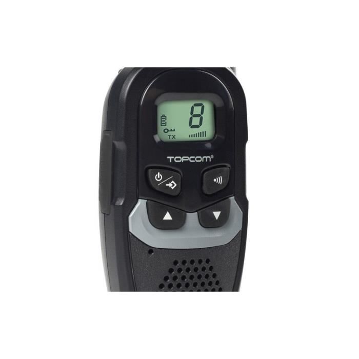 Talkies-Walkies - TopCom - RC6410 - 8 canaux - Portée jusqu'à 6 km - Fonction Roger beep
