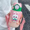 Children's thermos cup for school girls rabbit water cup food grade 316 with straw kettle for primary school students