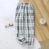 Pajama Pants Women's Autumn Winter Trousers Warm Pants Thickened Loose Warm Beam Feet Flannel Home Pants
