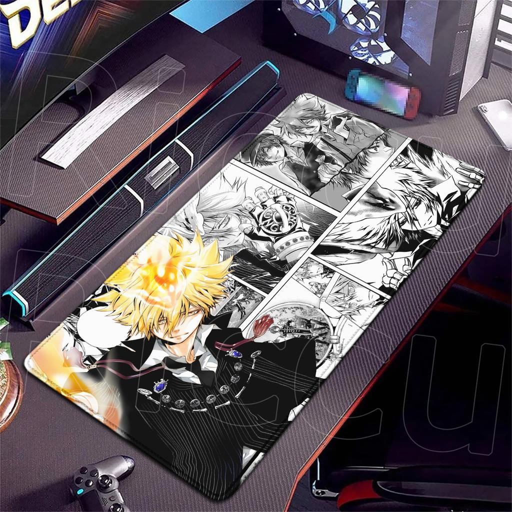 HD printing XXL Katekyo Hitman Reborn Computer Quick response Mouse Pad Gamer Rubber Desk Mat Gamer Accessories Non-slip Gaming