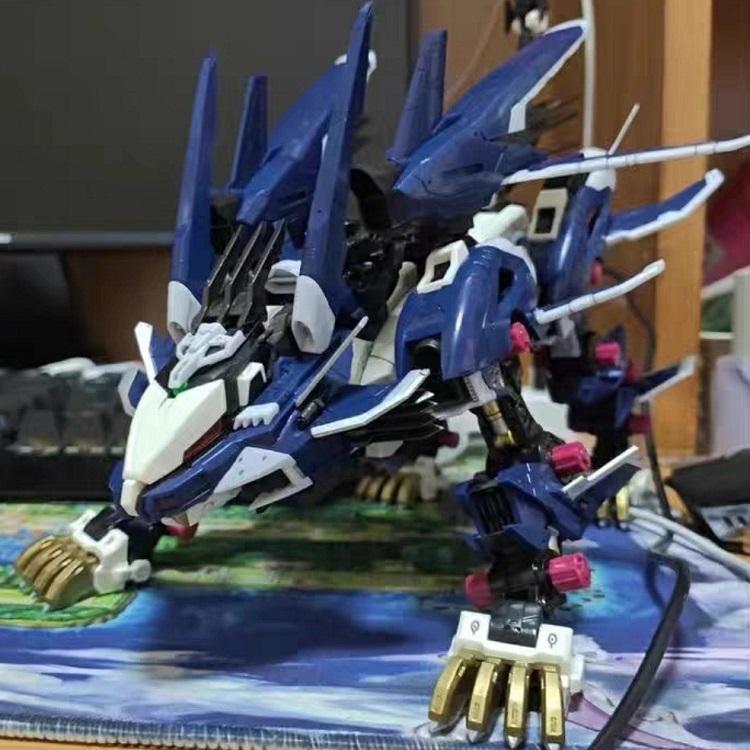BT Building Blocks RZ-041 Blue Liger Zero Jager 1:72 Scale Full Action Plastic Kit Assemble Model Christmas Gifts For Children