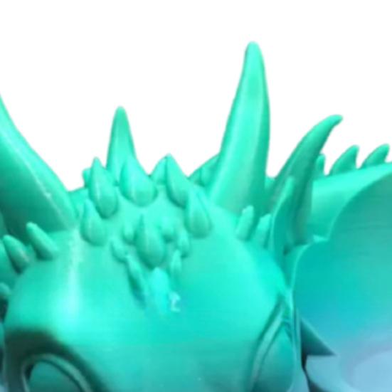 3D Printed Dragon Speaker Stand Lying Dragon Smart Speaker Base Cartoon Dragon