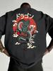 Dragon Red Sun Prints Unisex Tshirts Unisex Cotton 2026 Summer Oneck Short Sleeve Tops Soft Comfortable Shirt Basic Male Clothes