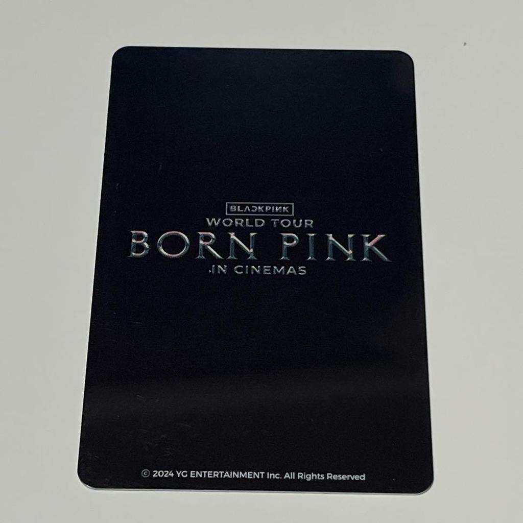 [USED] BLACKPINK BORNPINK Movie Admission Bonus Trading Card JISOO Jisoo