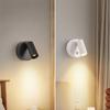 Adjustable Wall Light USB Rechargeable 1800mAh LED Wall Sconces Light COB 3W LED Wall Light Backlight Indoor Lighting Room Decor