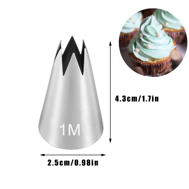 13 Styles Large Icing Piping Nozzles for Decorating Cake Baking Cookie Cupcake Piping Nozzle Stainless Steel Pastry Tips tools
