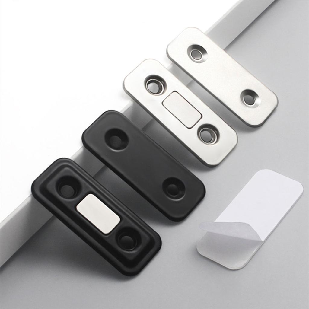 Strong Magnetic Cabinet Door Catch Drawer Latch Ultra Thin Hidden Cabinet Catch Cupboard Cabinet Door Closer Punch-free