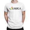 Amiga Retro Computing T-Shirt für Männer Frauen Reine Baumwolle Vintage T-Shirts Rundhals T-Shirts Kurzarm Kleidung Erwachsene
