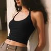 Hanging Neck Sling Sports Vest Women Slim fit With Chest Pad Outdoor Fitness Bra Running Top Yoga Underwear High Elastic